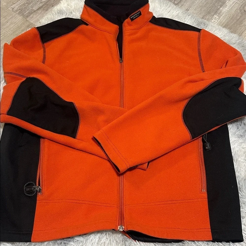 Men’s Eddie Bauer Black and Orange Jacket